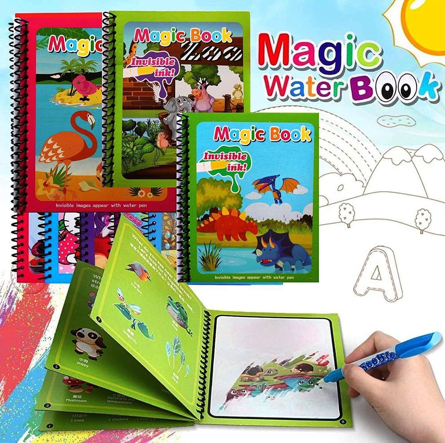 Reusable Magic Water Painting Book 😍📒