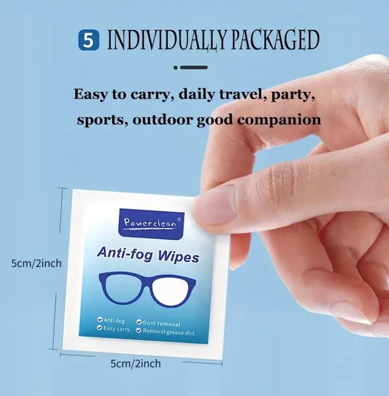 Eye Glasses Cleaner Wipes(100 pics)