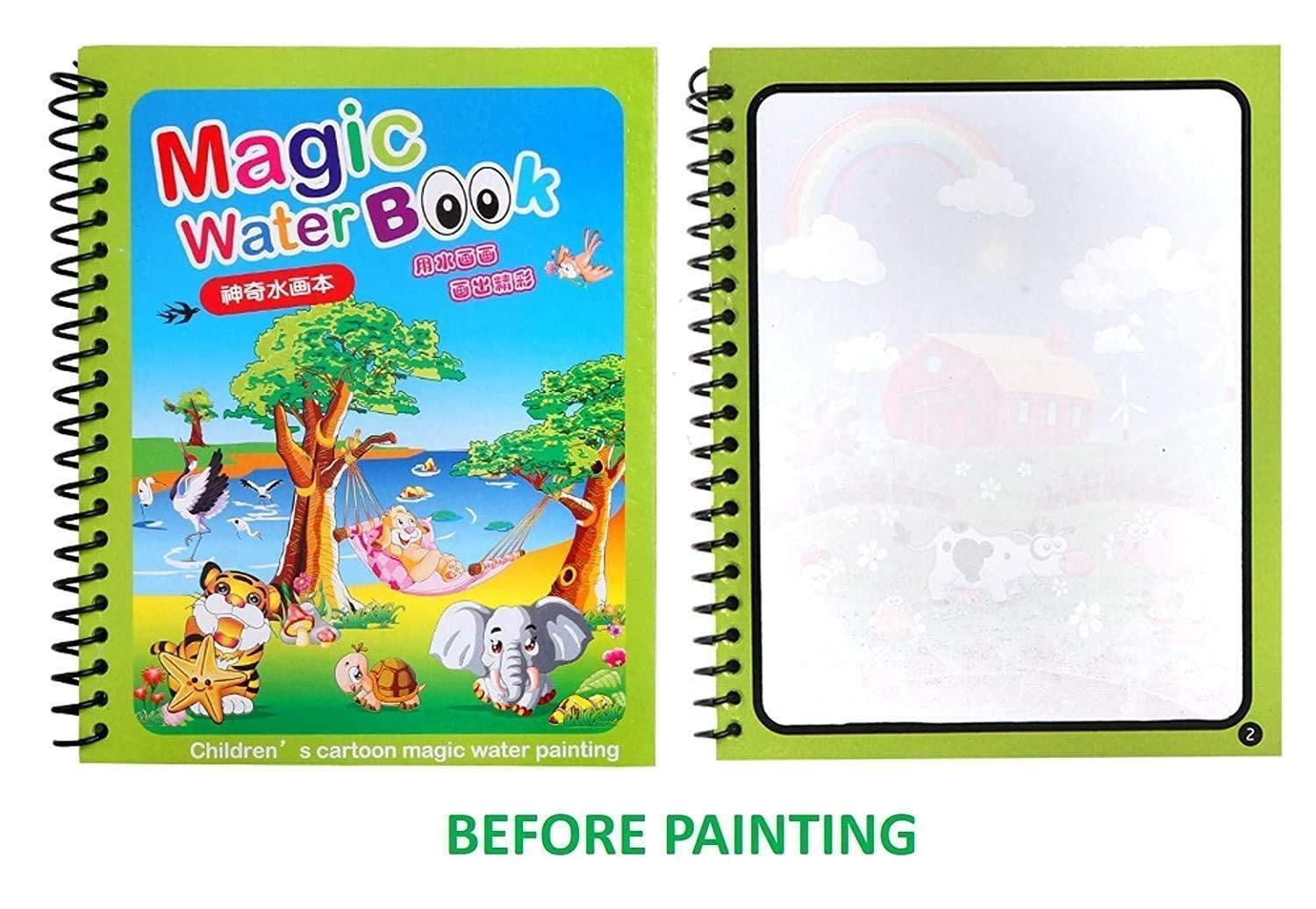 Reusable Magic Water Painting Book 😍📒