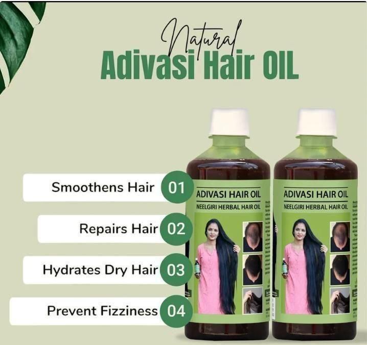 Adivasi Neelgiri Herbal Hair Oil 125ML (Buy 1 Get 1 Free 🤩)