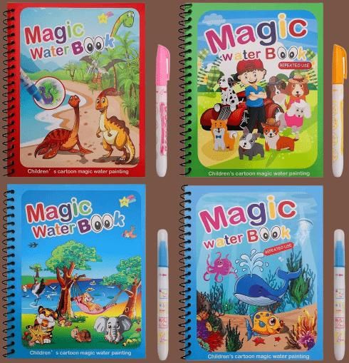 Reusable Magic Water Painting Book 😍📒