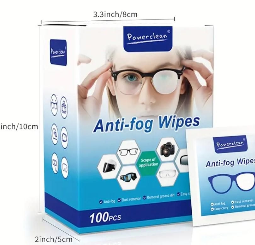 Eye Glasses Cleaner Wipes(100 pics)