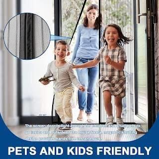 Mesh Magnetic Mosquito Screen Door Net