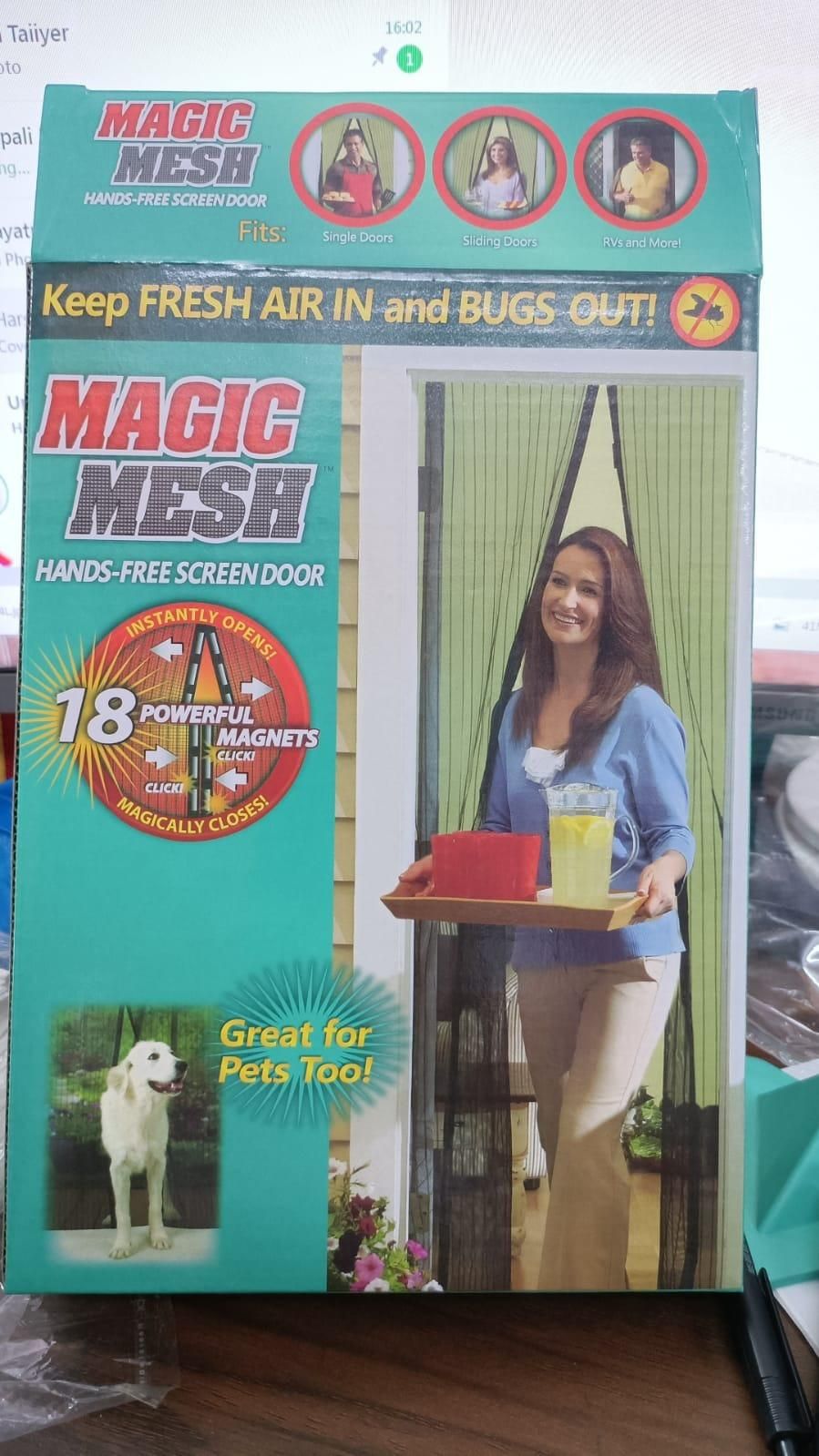 Mesh Magnetic Mosquito Screen Door Net