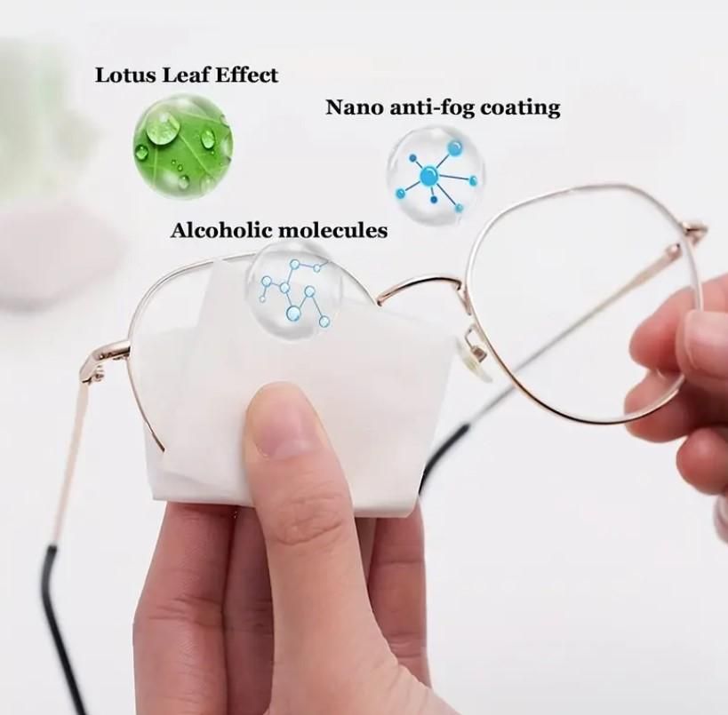 Eye Glasses Cleaner Wipes(100 pics)